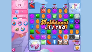 Candy Crush Saga Level 3228 in 18 moves NO BOOSTERS Cookie