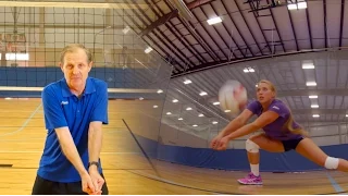How to pass a volleyball - Terry Liskevych - The Art of Coaching Volleyball