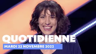 Emission Quotidienne du Mardi 22 novembre 2022 - Questions pour un Champion