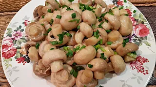 Marinated champignons in 5 minutes! These are not mushrooms, just a fairy tale! Snack champignons!