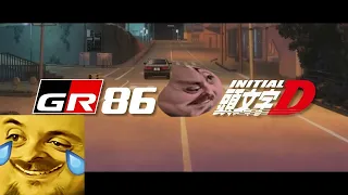 Forsen reacts to "【頭文字D】 Initial D 2022 | AE86 vs GR86 Movie (Edit by 鑽石貓貓)"