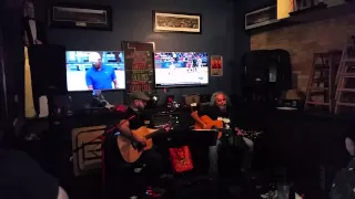 Basement Burger bar Dueling guitars