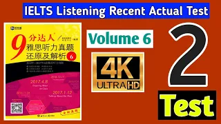 IELTS Listening Recent Actual Test Volume 6 - Test 2 | IELTS Listening Test | Rutvik IELTS |