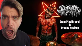 "UK Drummer REACTS to SLAUGHTER TO PREVAIL - DEMOLISHER Drum Play-Through by Evgeny Novikov REACTION