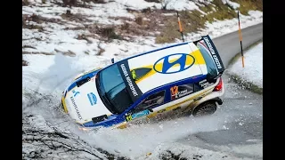 Jänner Rallye 2018 lots of Crashes + Hyundai R5 and Peugeot R5 Roll