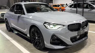 NEW BMW 2 Series Coupe 2023 - FIRST LOOK & visual REVIEW (new CURVED screen) M240i