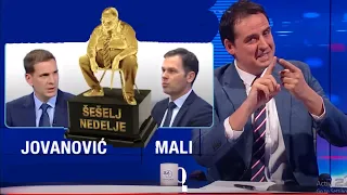 Kanidati za "Šešelja nedelje": Siniša Mali i Miloš Jovanović | ep288deo06