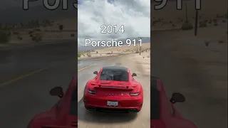 Porsche 911 evolution in Forza horizon 5