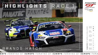 Extended Highlights | Race 1 | Brands Hatch | Fanatec GT World Challenge Europe 2024
