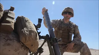 Mortar Range at Marine Corps Air Ground Combat Center, Twentynine Palms