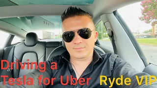 What’s it like driving a 2022 Tesla model 3 for UBER How Much Money do I make per day Ryde VIP