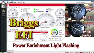 Briggs & Stratton Vanguard 37hp EFI Diagnostics & Fuel Pump Pressure Test