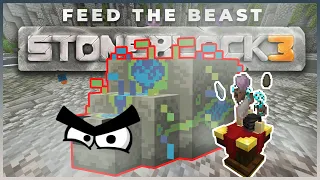 FTB Stoneblock 3 Mother Silverfish Boss Ownage EP11