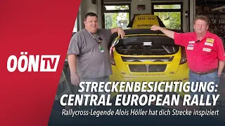 Central European Rally 2023 - Streckenbesichtigung mit Rallycross-Legende Alois Höller
