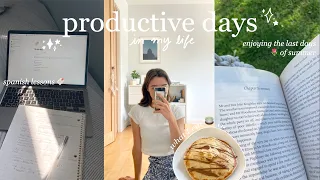 productive days in my life | enjoying the last days of summer, getting things done & going thrifting