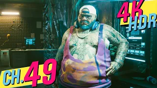 [4K HDR] Cyberpunk 2077 (100%, Very Hard, All Side Quests) Walkthrough Part 49 - Chippin' In
