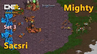 STARCRAFT FINAL: SACSRI VS MIGHTY - SET 3 - HITCHHIKER 1.4