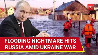 Russia Battles Floods After Dam Burst Near Kazakhstan Border; 4500 Evacuated As Ural Swells
