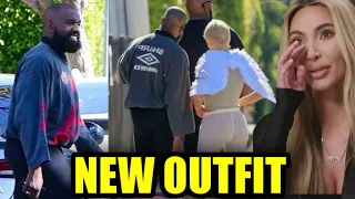 Kanye West and Bianca Censori Rick new outfit in LA while searching for Thier new Yeezy wearhouse