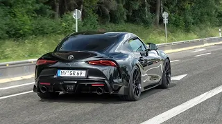 Cars Leaving Nürburgring Tankstelle - Carrera GT, 918, 350Z Turbo, C63 iPE, 675LT, S2000, BMW M, F8