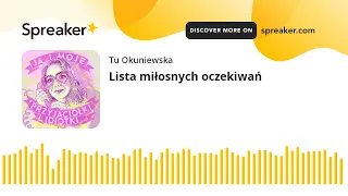 Lista miłosnych oczekiwań