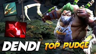 Dendi Top Pudge - Dota 2 Pro Gameplay [Watch & Learn]