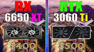 RX 6650 XT vs RTX 3060 Ti