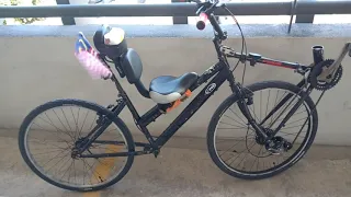 Overview of my DIY FWD MBB recumbent bicycle.