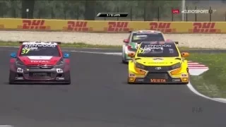 Lada Vesta WTCC РВЁТ на Slovakia Ring 17.04.2016 (HD)