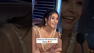 Shehnaaz Gill flirting with Chirag funny video. #shorts #shehnaazgill #funnyvideo #flirting