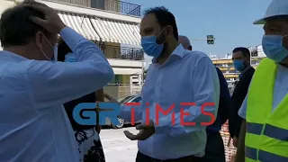 Ο Κ. Καραμανλής στο μετρό Καλαμαριάς - GRTimes.gr