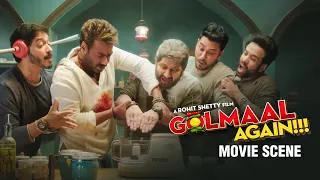 Ajay Devgn And Arshad Warsi Fights Over A Samosa | Golmaal Again | Movie Scene