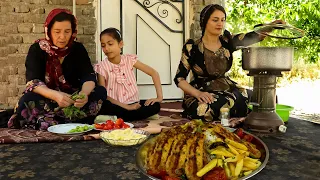 Special pounded kebab| The routine life of village girl | Rural lifestyle in IRAN