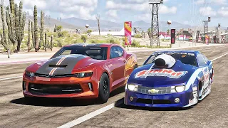 FH5 DRAG RACE! CAMARO HOT WHEEL COPO Vs CAMARO PRO STOCK