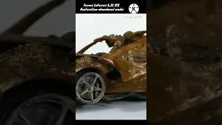 Ferrari LaFerrari 6,3L V12 Restoration abandoned model #shorts #short #shortsvideo