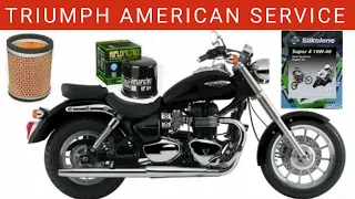 Triumph America 865cc Service | Air Filter, Oil Filter And Oil Change | Triumph America Maintenance