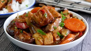 Everyone Who Tried, Loved it! Braised Tofu w/ Chicken 豆腐鸡煲 Chicken Beancurd Pot Chinese Food Recipe