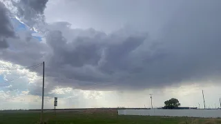 5-23-23 Weak Landspouts & Funnel Clouds - Supercell Thunderstorm - Amherst, TX