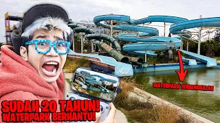 DRONE MENEMUKAN WATERPARK TERBENGKALAI SELAMA PULUHAN TAHUN! BANYAK PENAMPAKAN SERAM!!!