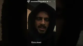 Michele Morrone talking about Jerry Hasani in Italian. Michele Morrone Instagram story 21/11/2022