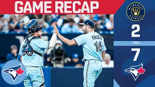 Blue Jays win series opener vs Brewers!