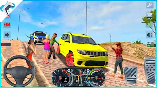 Taxi Sim 2020 🚕 💥 Driving Jeep SUV in City || 3D Game 48 || Alpha Mobile gaming