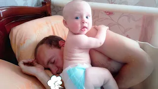Hilarious Baby and Daddy Moments - Funny Baby Videos