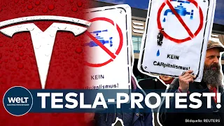 TESLA: "Homeoffice für die Belegschaft!" Autobauer schickt Mitarbeiter an Protesttag nach Hause!