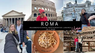 NUESTRO VIAJE A *ROMA*| Recomendaciones: restaurantes, sitios ... #roma #vlog #viaje