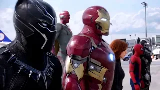 Team Captain America vs Team Iron Man Part 2 ¦ Captain America  Civil War 2016 IMAX 4K