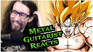 Pro Metal Guitarist REACTS: Dragon Ball Z Dokkan Battle "TEQ LR Super Saiyan Goku Revival Skill"