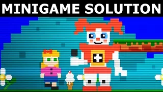 FNAF Sister Location - Secret Circus Baby Minigame Solution (How To Complete Mini Game) Easter Egg