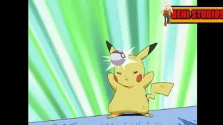 Dawn tries to catch ash's pikachu!