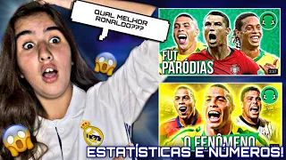 REACT ♫ RONALDO, O FENÔMENO!/♫ QUAL É O MELHOR RONALDO?